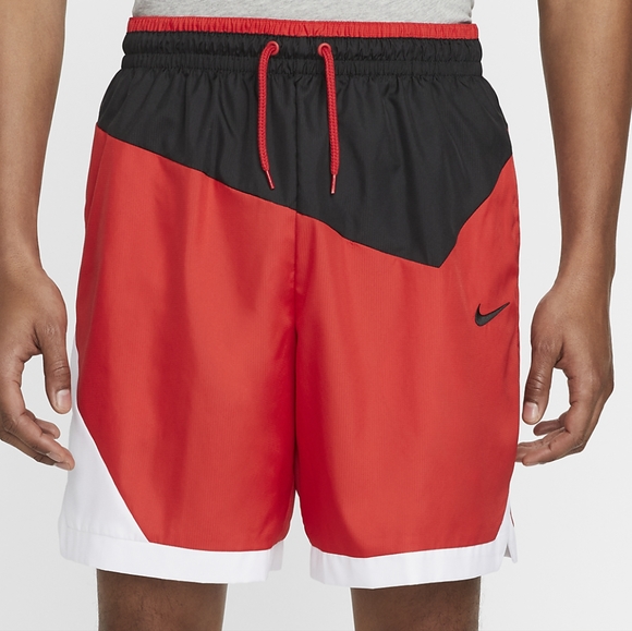 NWT Nike University Red/White/Black DNA 8" Woven Basketball Shorts S - Picture 1 of 6